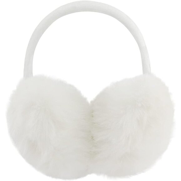 Women Winter Fleece Lined Earmuffs Adjustable Bow Ear Warmer Outdoor